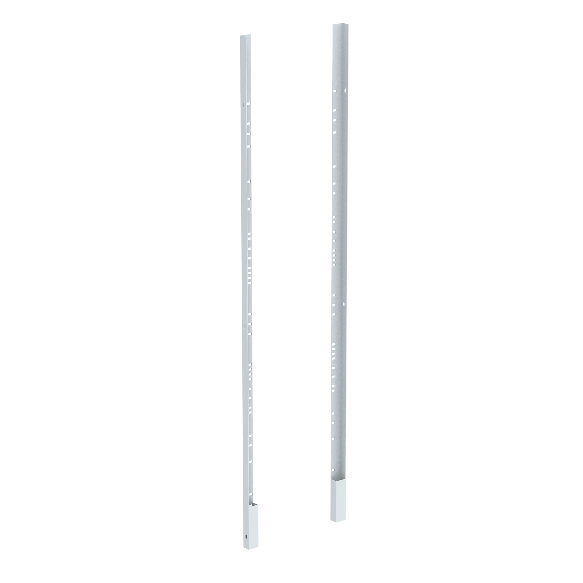 Heavy Duty Panel Support for Free-Stand Enclosure, fits A=72, White, Steel