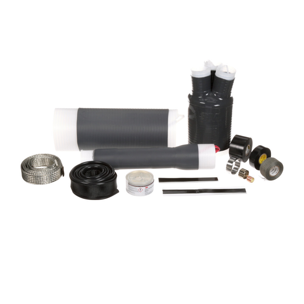 3M(TM) Cold Shrink QT-III, 3 Conductor Termination Kit 7624-T-110-3G, 0.92-1.18 in Cable Insulation O.D., 15 kV