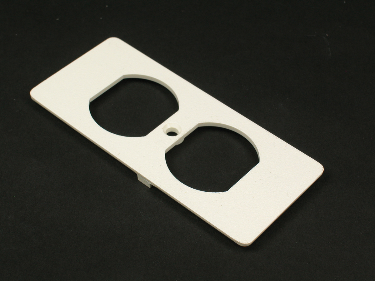 NM DUPLEX FACEPLATE 5500 FOG WHITE