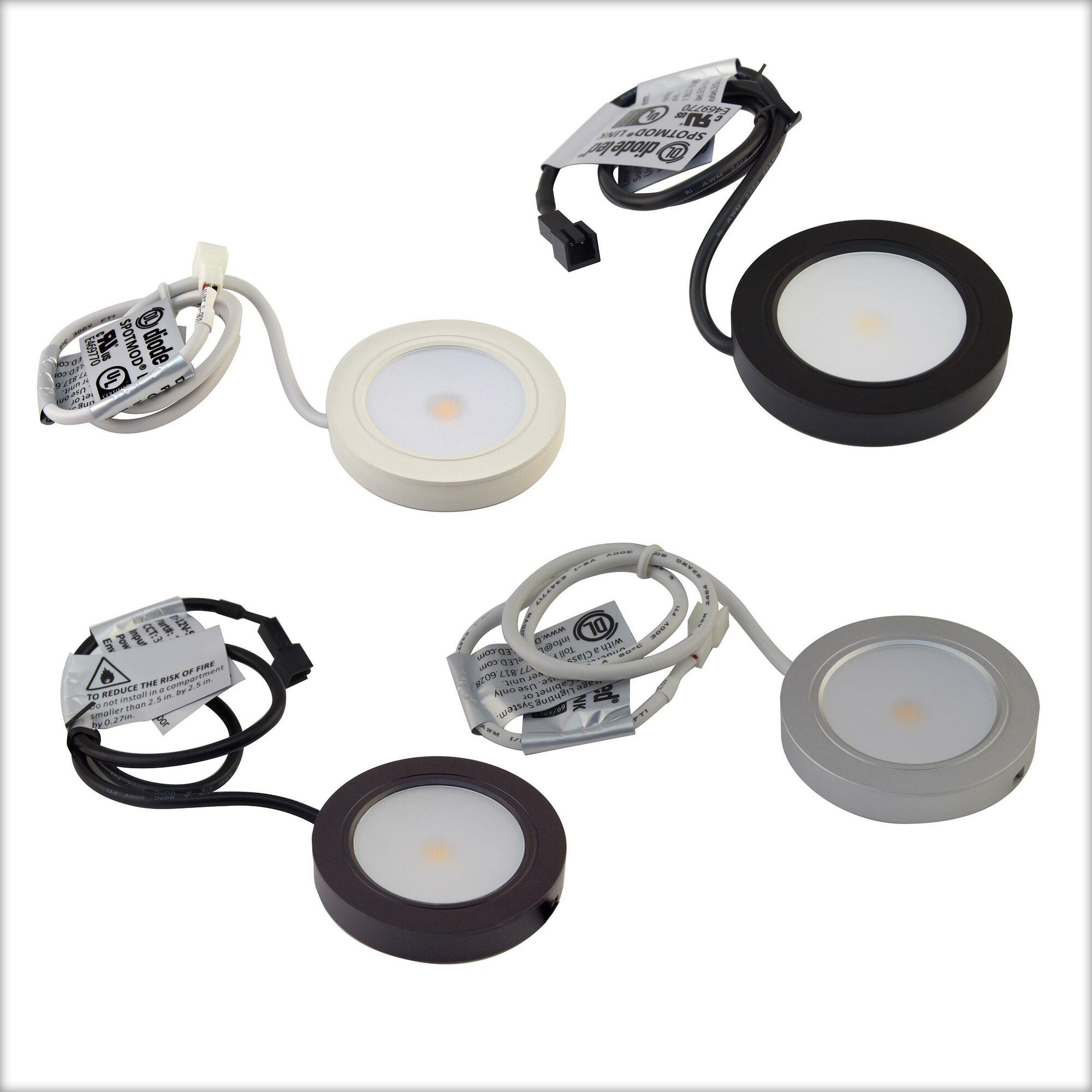 SPOTMOD LINK LED Fixture, Black, 3000K  