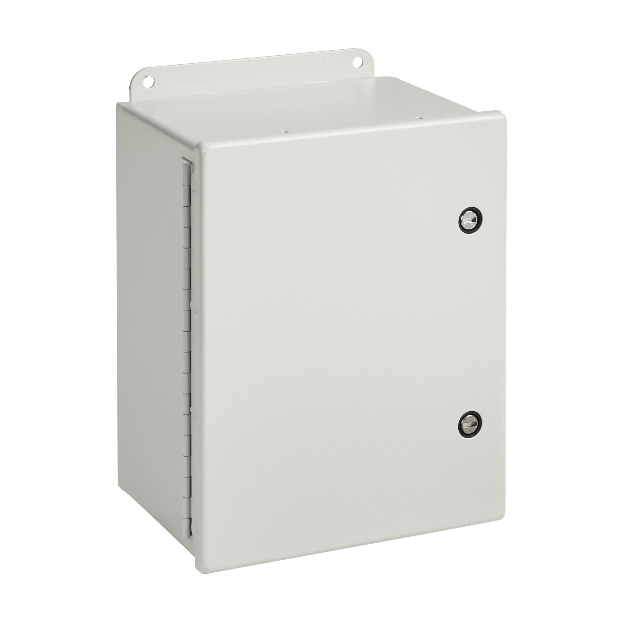 Continuous Hinge with 1/4-Turn Latch Type 4, 10.00x8.00x6.00, Gray, Steel