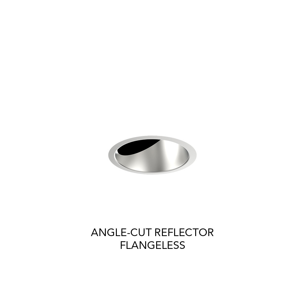 Aculux 2-in Round Hyperbolic Downlight Self Flanged Cone, Haze