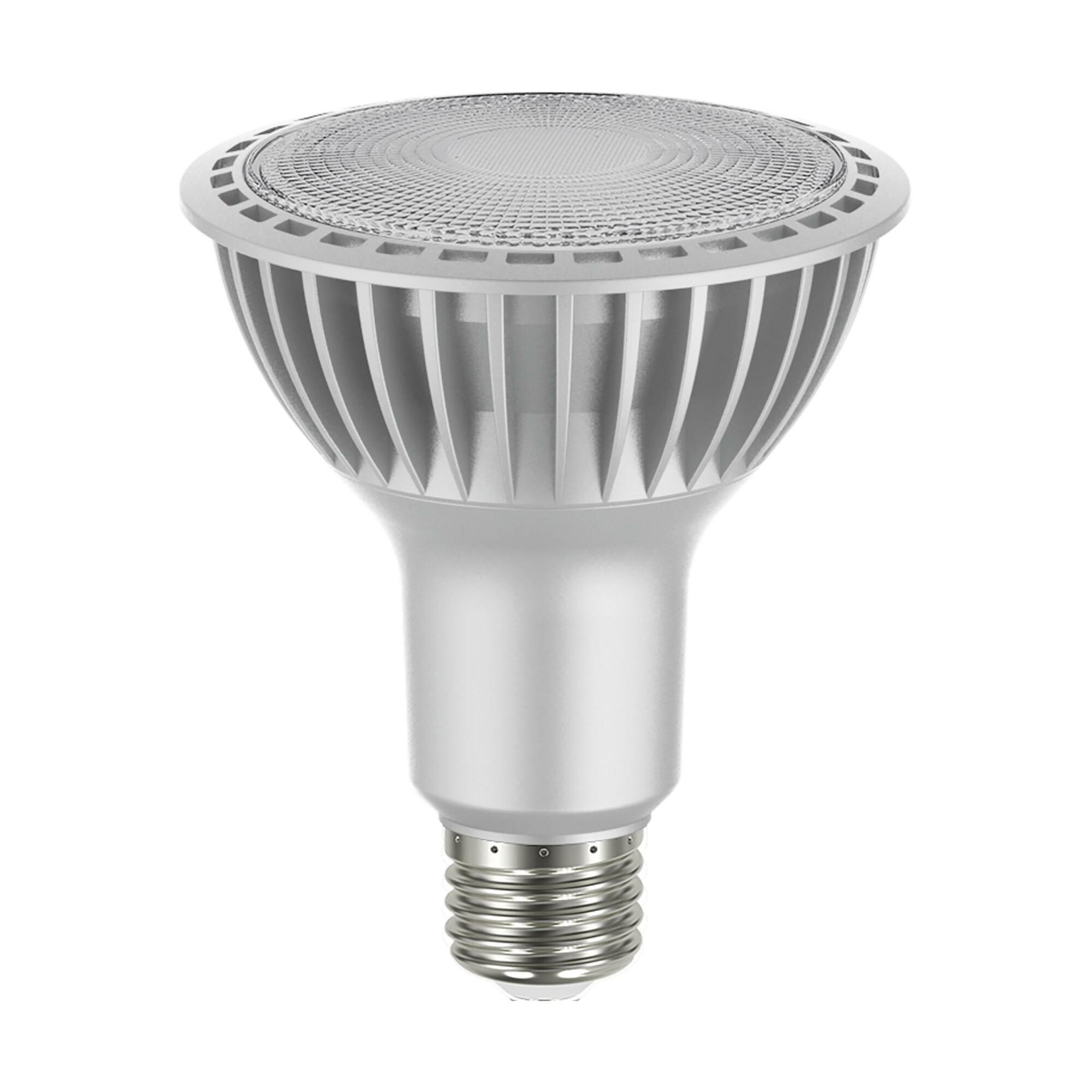 21.5 Watt LED PAR30 Long Neck Lamp - 3000K - 40 Degree Beam Angle - Medium Base - 120-277 Volts