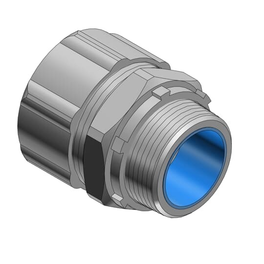 5 Inch Straight Malleable Iron Insulated Liquidtight Connector
