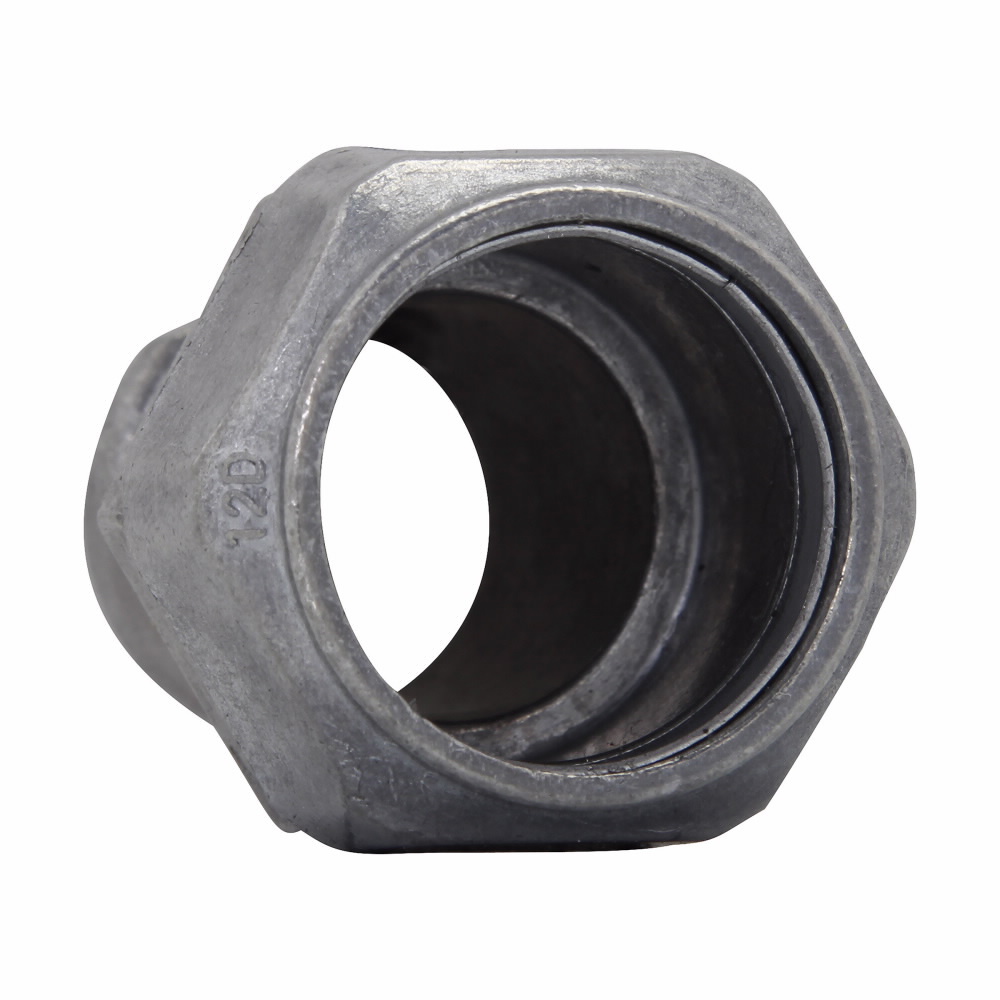 Eaton Crouse-Hinds series FECC combination coupling, EMT (compression) to FMC (screw-in), Zinc die cast, Combination type, 1"-1"
