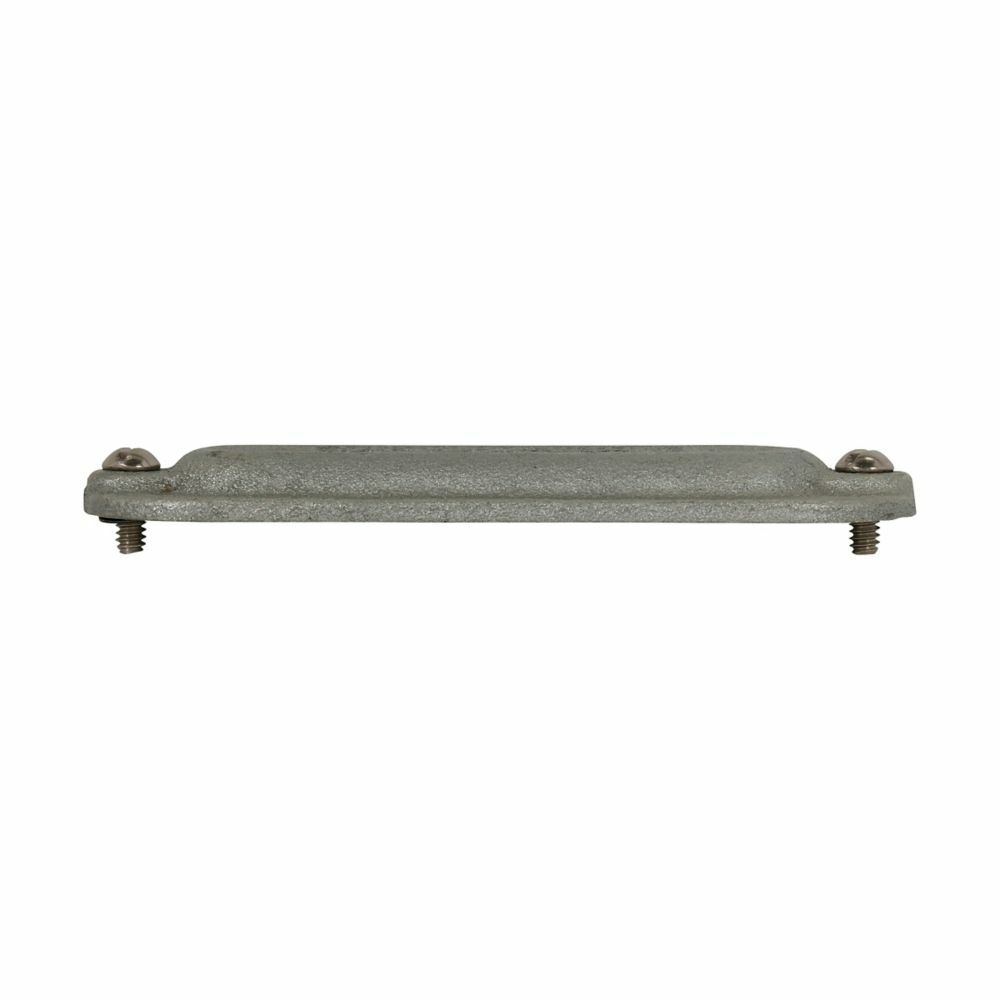 Eaton Crouse-Hinds series Condulet Form 8 cover, Feraloy iron alloy, 3/4"
