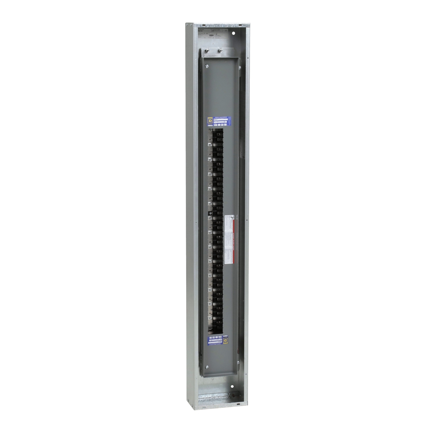 Panelboard interior, NQ, main lugs only, 225A, Cu bus, 42 pole spaces, 3 phase, 4 wire, 240VAC, 48VDC, column width