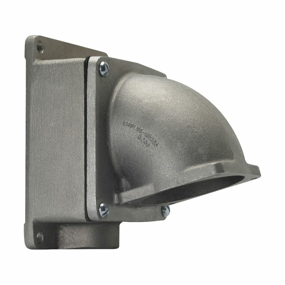 Eaton Crouse-Hinds series PowerMate CJA back box, 200A, Cast aluminum, 2", 600 Vac/250 Vdc