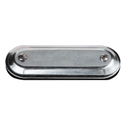 Form 7, 1 Inch Stamped Steel Conduit Body Cover and Neoprene Gasket