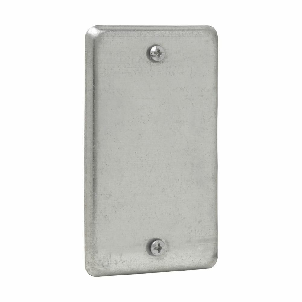 Eaton Crouse-Hinds series Utility Box Cover, Blank, Steel, Blank