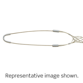Single U Eye, Closed Mesh, Single Weave, Bus-Drop Duty, Support Wire Mesh Grip .300, .430 Cable Diameter