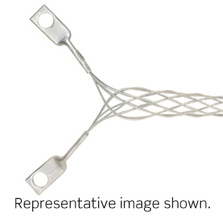 Double Eye, Closed Mesh, Single Weave, Portable Cable Duty, Wiring Device Wire Mesh Grip .70, .85 Cable Diameter