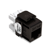 GigaMax 5e+ QuickPort Connector, CAT 5e, brown