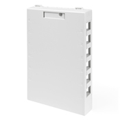 QuickPort Surface Mount Housing, 12-Port, White