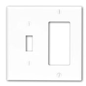 2-Gang 1-Toggle Decora/GFCI Device Combination Wallplate, Red