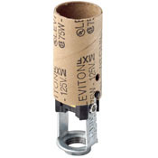Candelabra Base, One-Piece, Keyless, Incandescent, Phenolic Lampholder, Hickey Mount, Single Circuit, Back Wired, Black