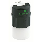 20 Amp, 125 Volt, Connector, Straight Blade, Hospital Grade, Grounding, Black-White