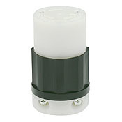 L11-30R CONN BLACK-WHITE