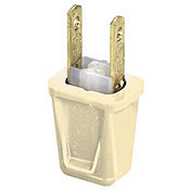 1-15P NON POLARIZED PLUG IVORY