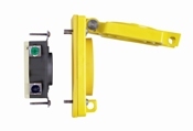 30-Amp, 480 Volt- 3PY, Flush Mounting Locking Receptacle, Industrial Grade, Grounding, Wetguard with Cover, Yellow