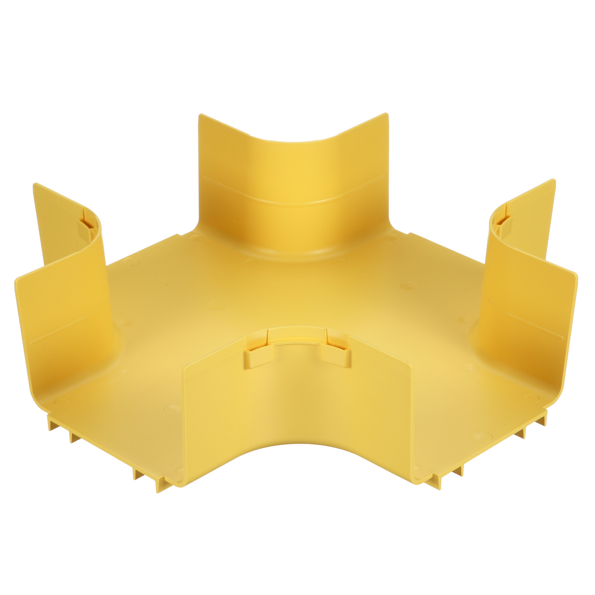 FiberRunner 4-Way Cross Channel Fitting