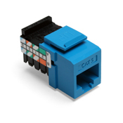 Category 5 QuickPort Connector, CAT 5, Blue