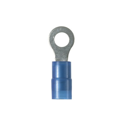 Ring Terminal, nylon insulated, 18 - 14 