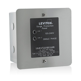 120/240 Volt Panel Protector, 4-Mode Protection, Light Commercial/Residential Grade, In NEMA 1 Enclosure