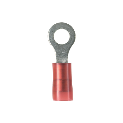 Ring Terminal, narrow tongue, nylon insu