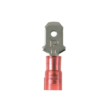 Male Disconnect, nylon barrel insulated,