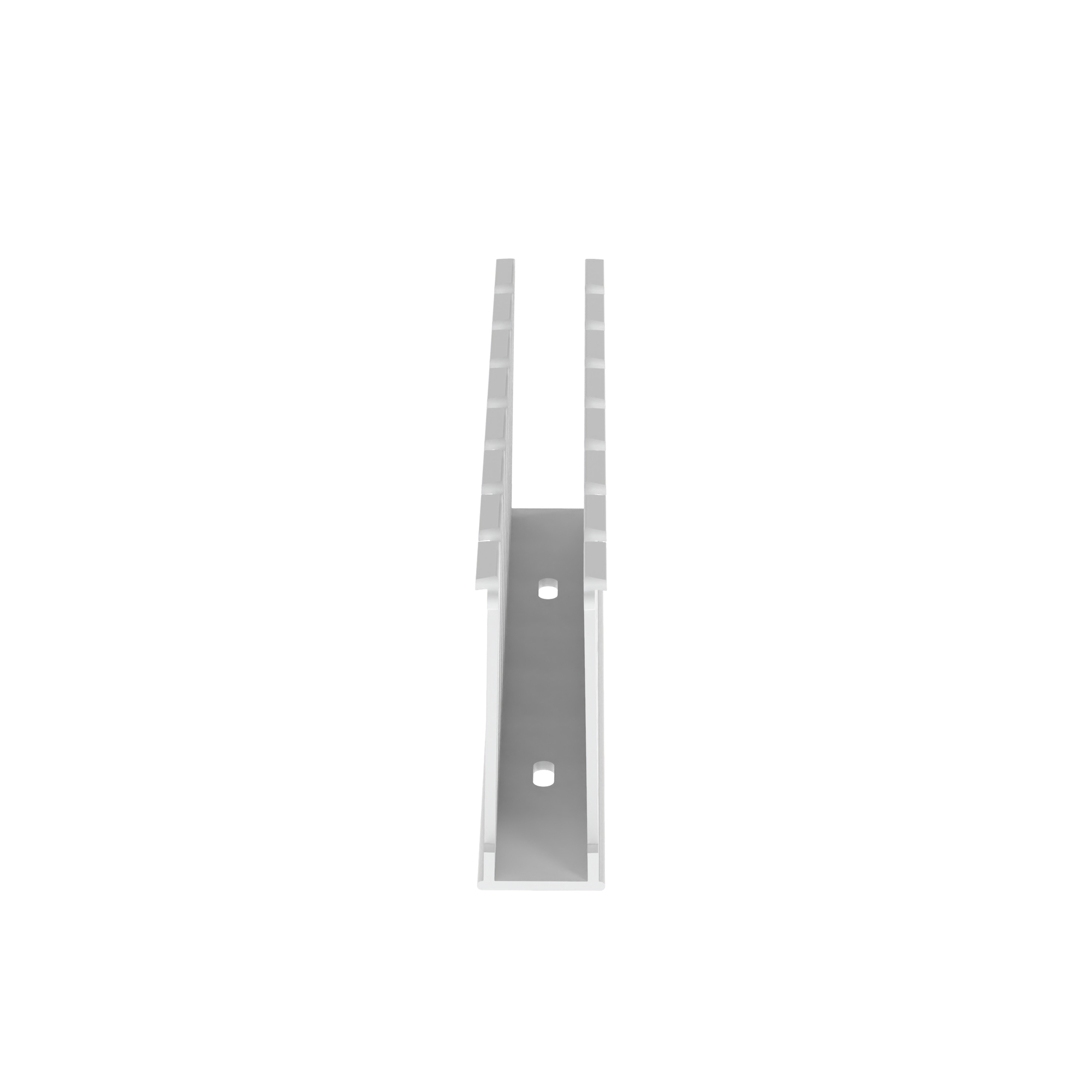 Slotted Duct, Halogen Free,1X3X6FT,White 