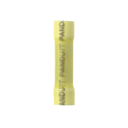 Pan-Term BSV10X-D Butt Splice, Yellow,