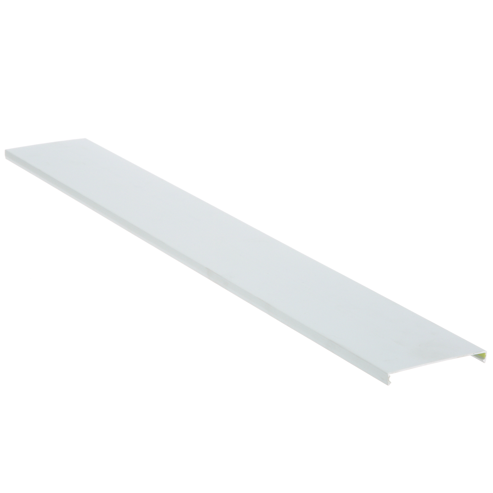 Duct Cover, PVC, 3W X 6FT, White         