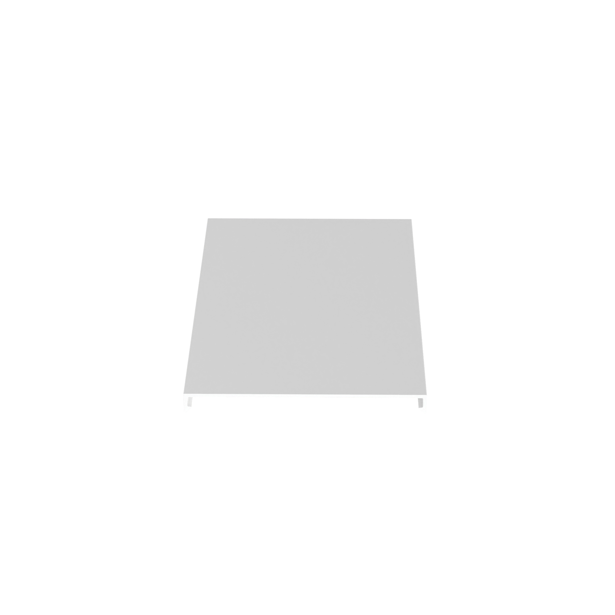 Duct Cover, PVC, 4W X 6FT, White         