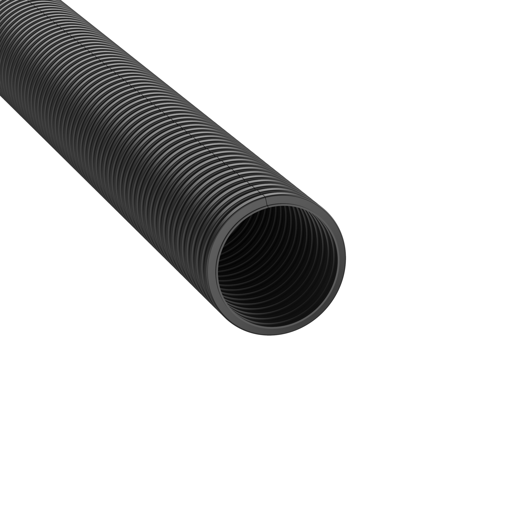 Corr. Loom Tubing Slit, .25IN (6.4mm) X 1