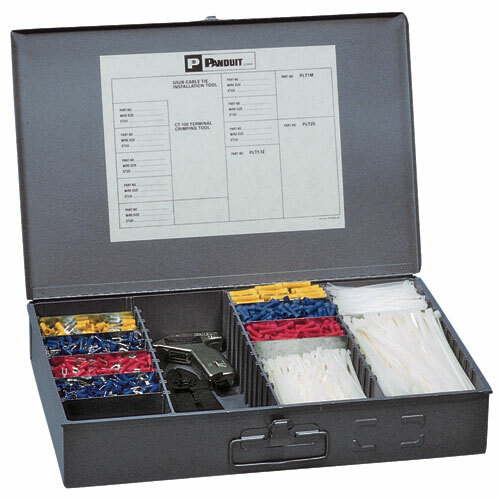 Cable Tie and Terminal Kit in Steel Box 
