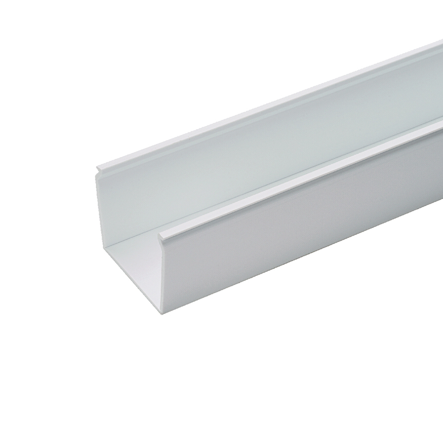 Solid Raceway,PVC,2X2X6FT,WHT,NM         