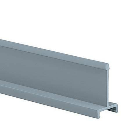 Solid Duct Divider Wall, PVC, 2INH X 6FT  