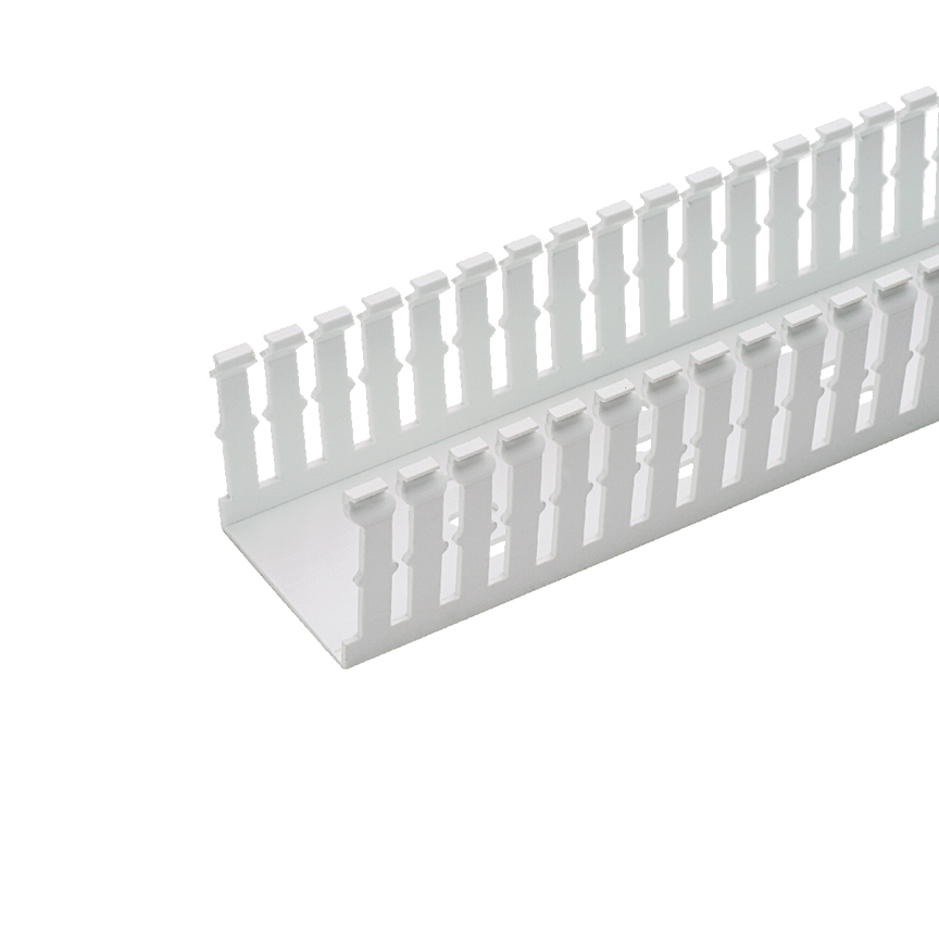 Narrow Slotted Duct, PVC, 3 X 2 X 6FT    