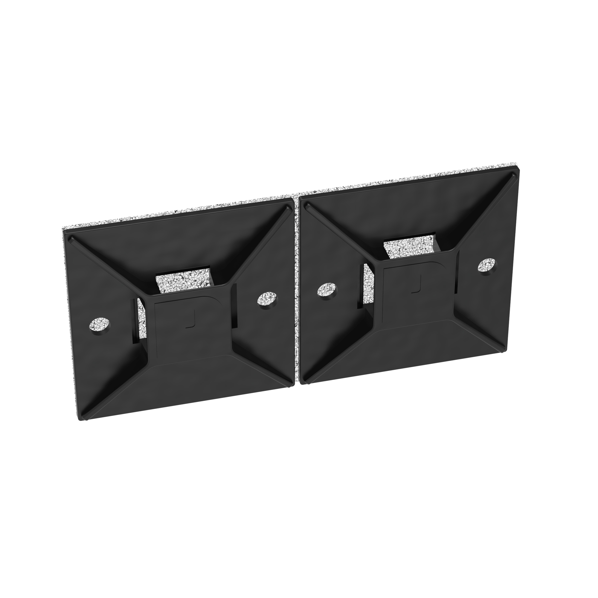 Cable Tie Mount, Hi Temp. Adh., 2INx2IN (5