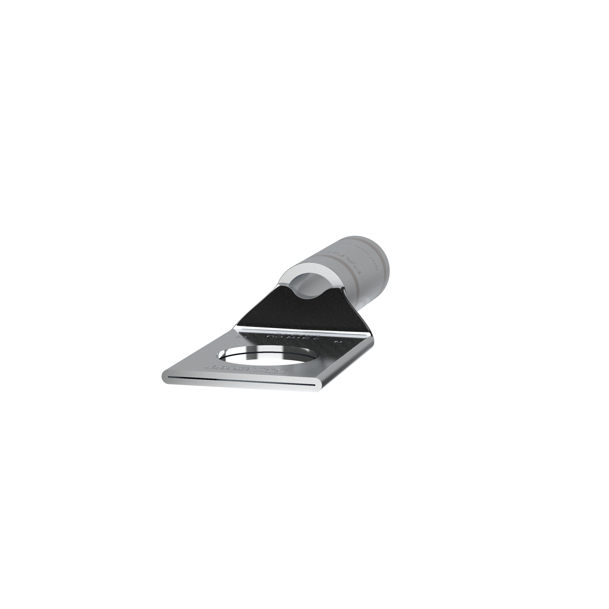 Copper Compression Lug, 1 Hole, #2 AWG, 
