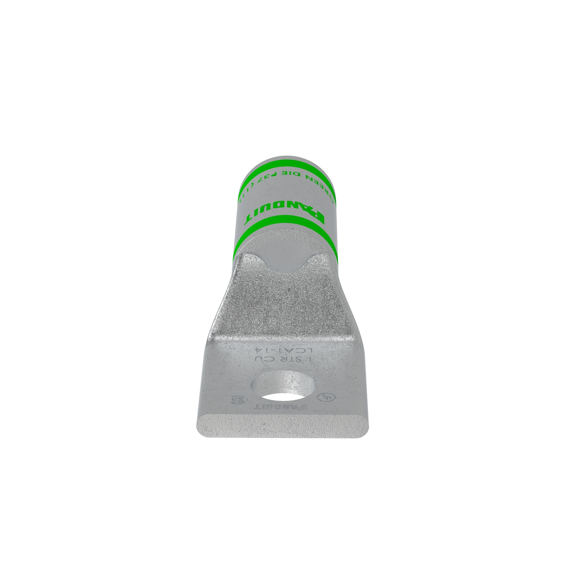 Copper Compression Lug, 1 Hole, #1 AWG, 