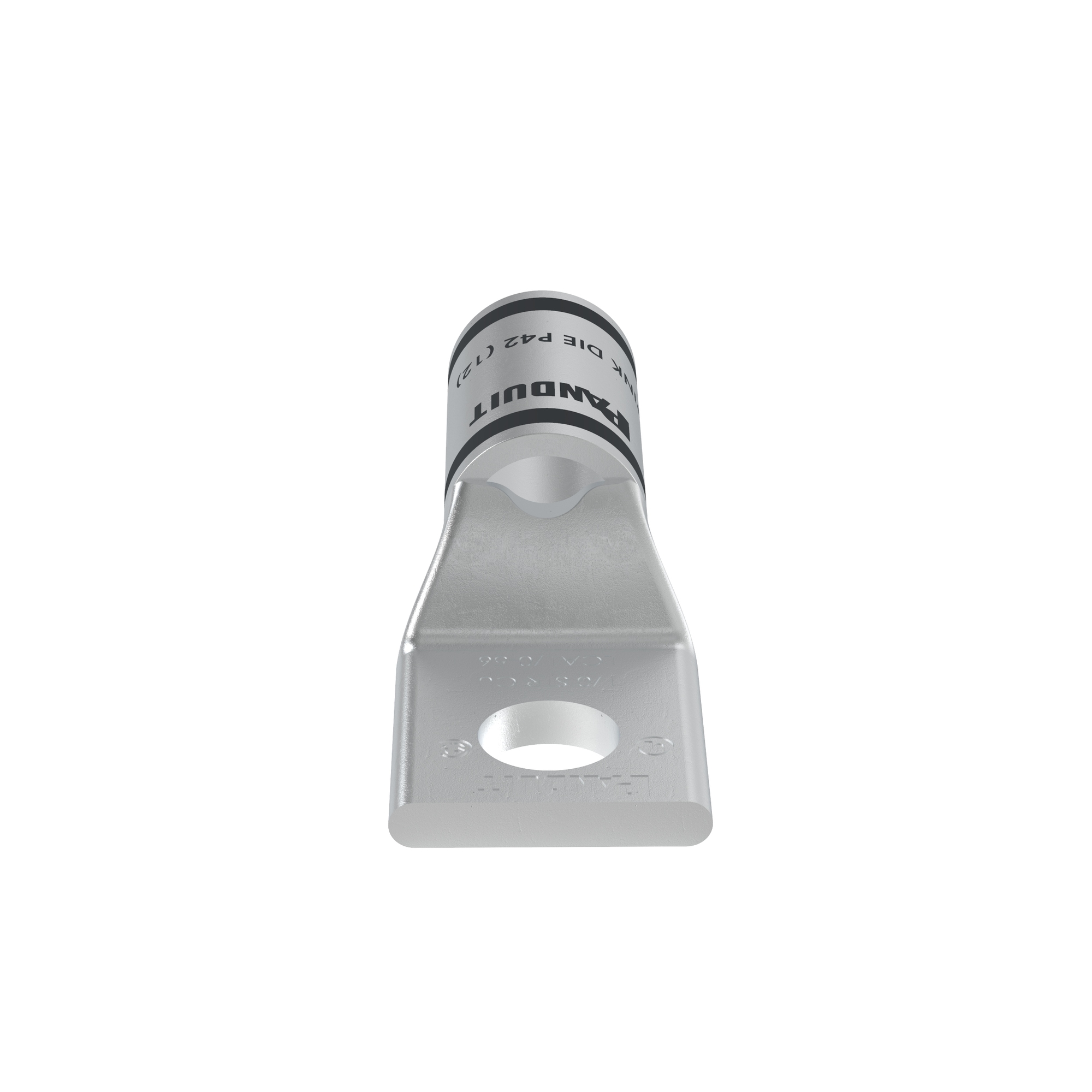 Copper Compression Lug, 1 Hole, 1/0 AWG,