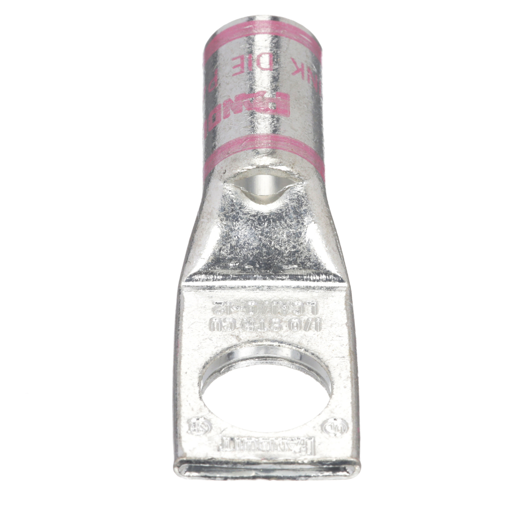 Copper Compression Lug, 1 Hole, 1/0 AWG,