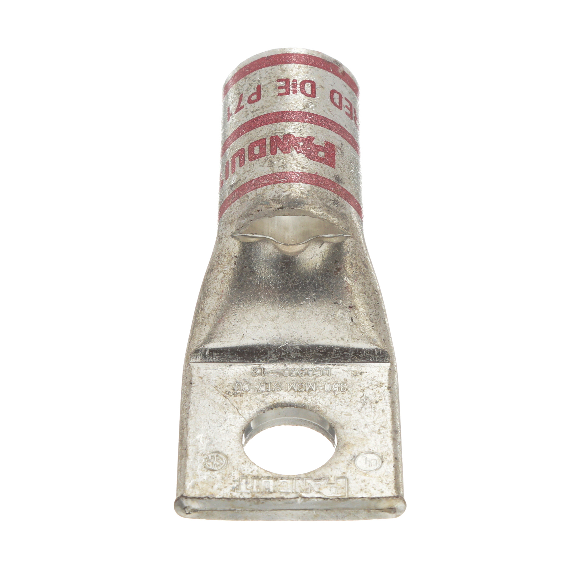 Copper Compression Lug, 1 Hole, 350 kcmi