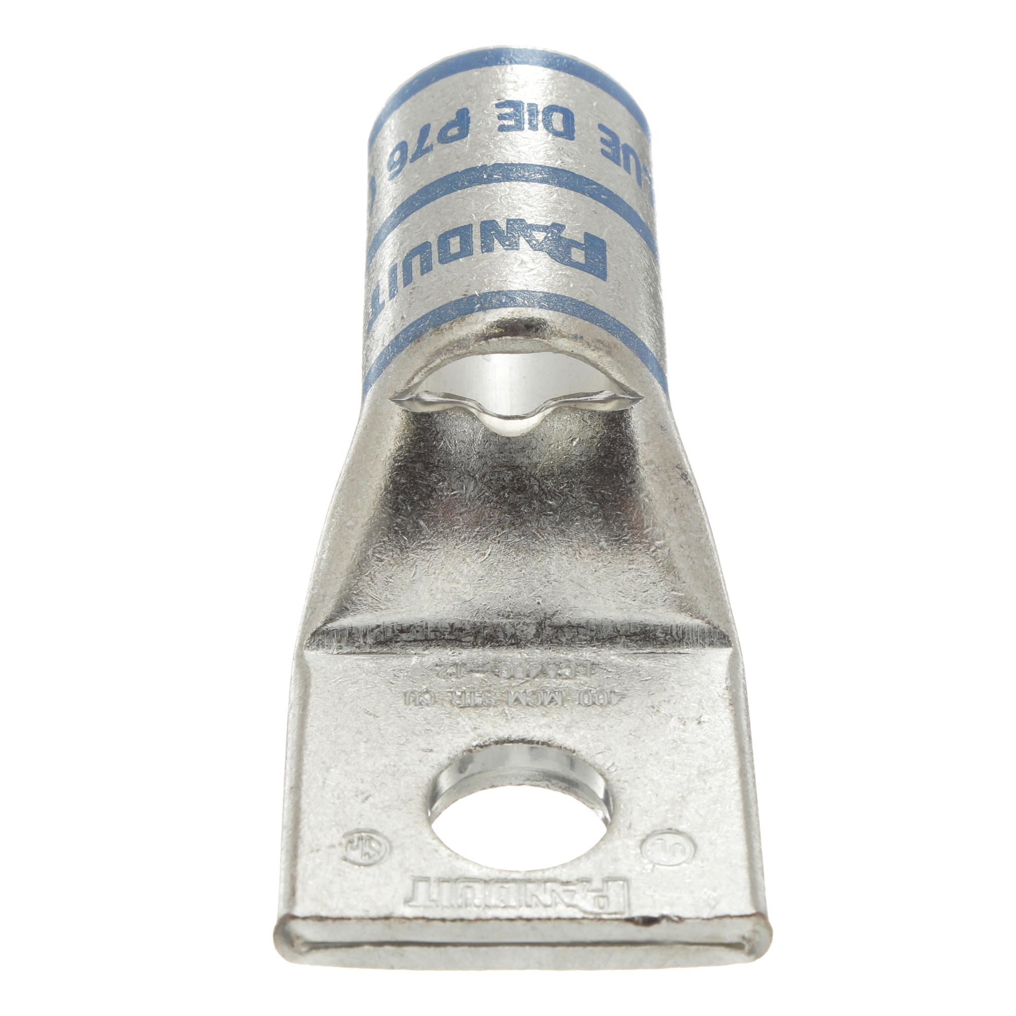 Copper Compression Lug, 1 Hole, 400 kcmi