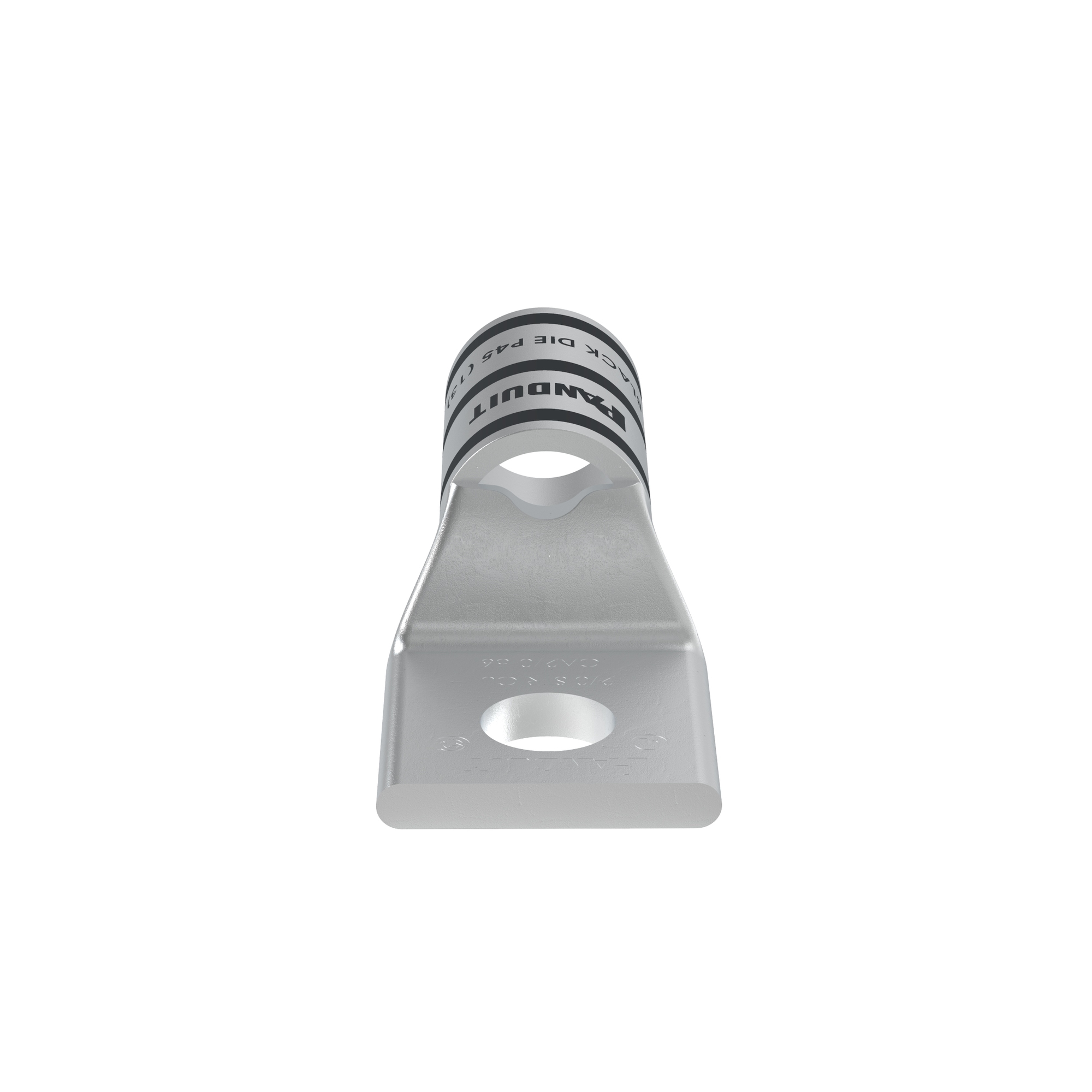 Copper Compression Lug, 1 Hole, 2/0 AWG,