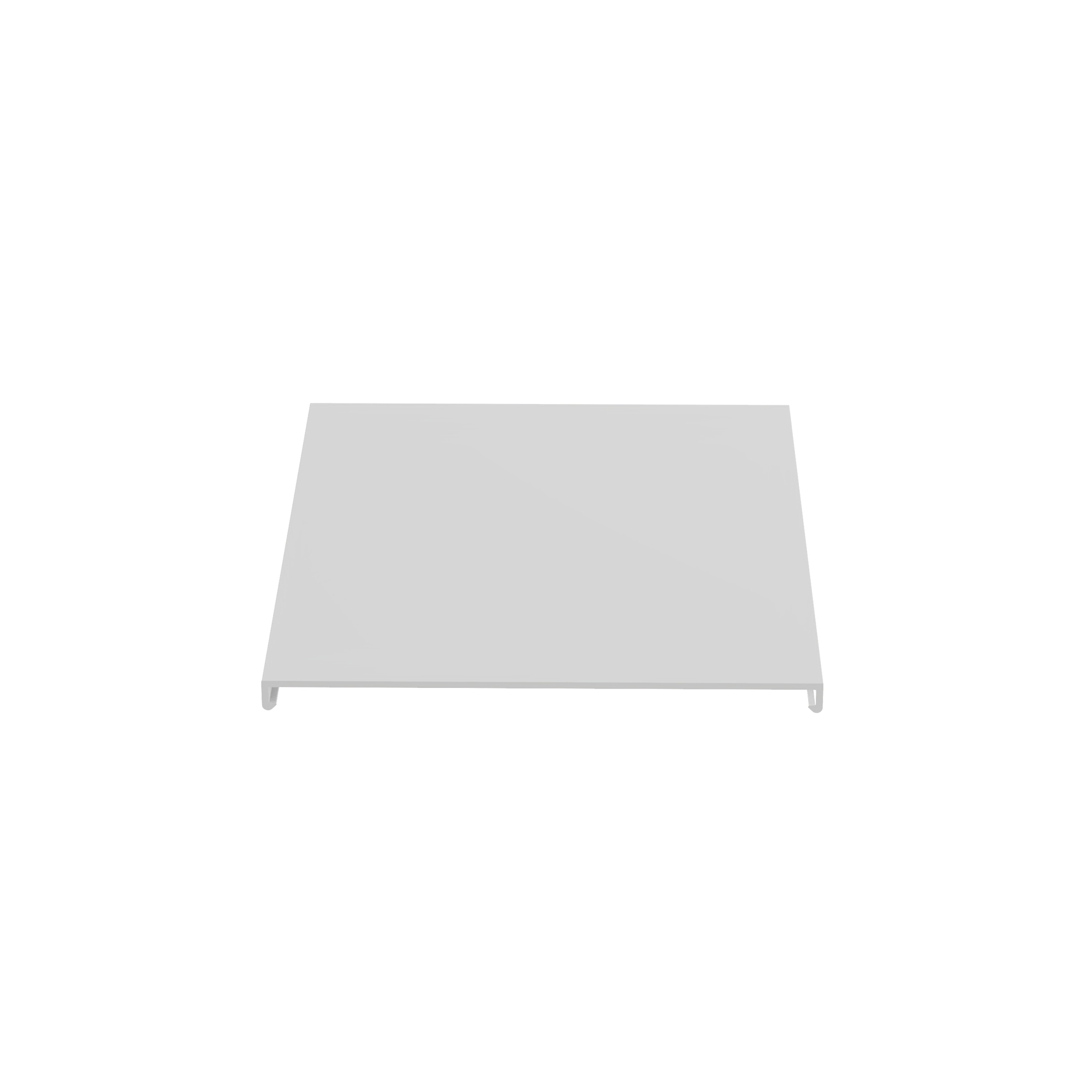 Duct Cover, PVC, 6W X 6FT, White         