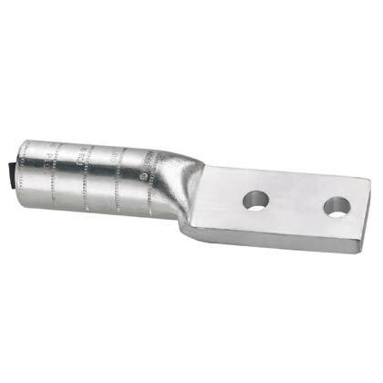 Aluminum Compression Lug, 2 Hole, 250 kc