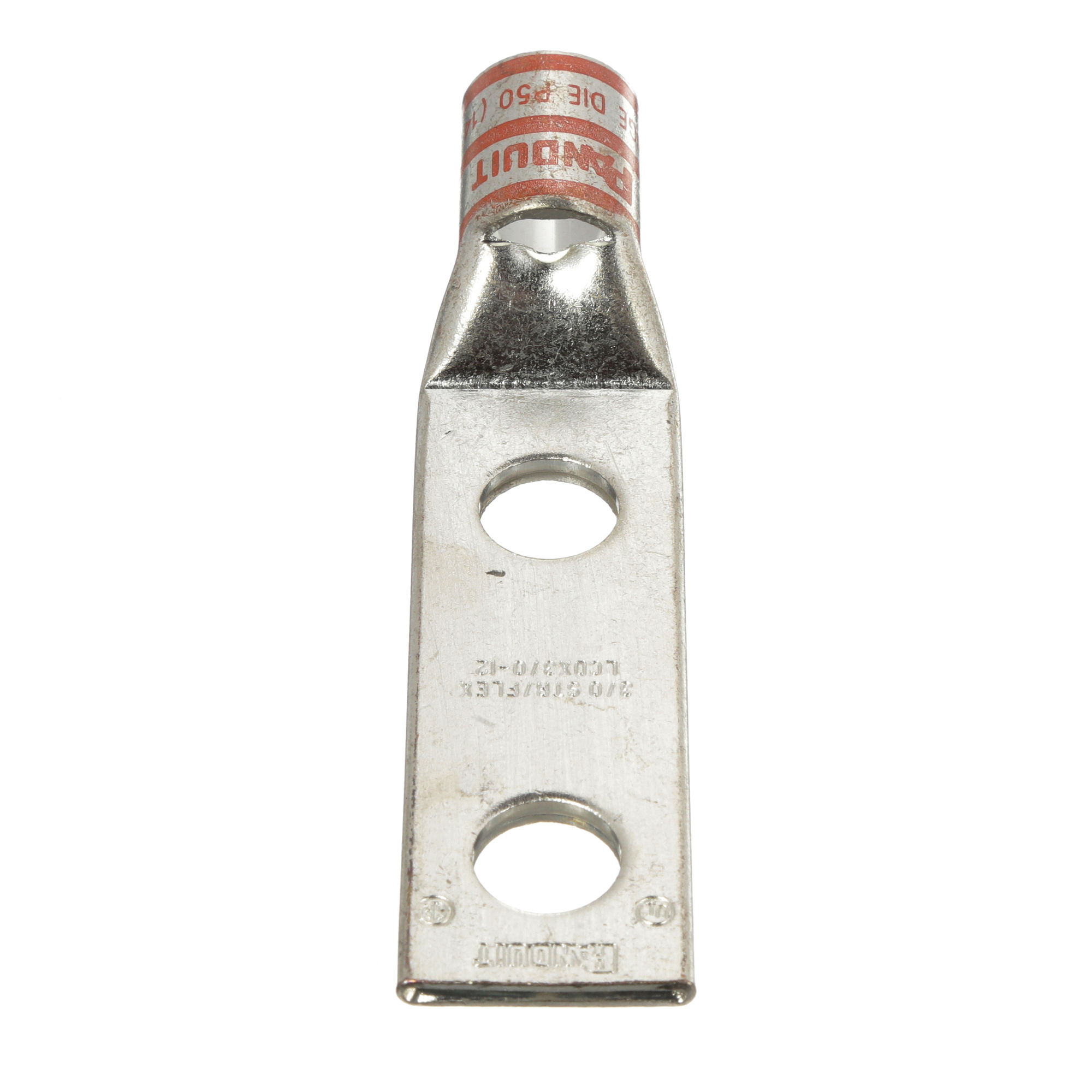Copper Compression Lug, 2 Hole, 3/0 AWG 